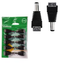 10 Conector P4 Macho CONEX 1000 P4 MACHO CFTV Intelbras