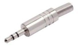 10 Conector Plug P2 Estéreo Mxt Niquel Mola 3,5mm Para Cabo