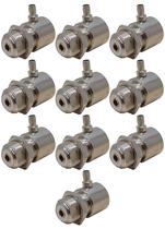 10 Conector Uhf Fêmea Crimpar Cachimbo Rg58 Angular 90 Graus Radio Antena PX VHF UHF Dual Band 10 Conector Uhf Fêmea Crimpar Cachimbo Rg58 Angular 90 Graus Radio Antena PX VHF UHF Dual Band