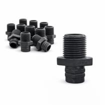 10 Conectores 1/2" Plasnova Engate Rápido 7,0x9,5 Preto Fácil Instalação