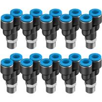 10 Conexão em Y Engate Rápido Rosca 1/8 Tubo 8mm