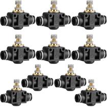 10 CONEXÃO VALVULA REGULADOR DE FLUXO ENGATE RÁPIDO TUBO 10mm 10 CONEXÃO VALVULA REGULADOR DE FLUXO ENGATE RÁPIDO TUBO 10mm