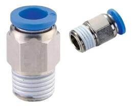 10 Conexões Pneumáticas Reta Macho Rosca 1/2 Npt Tubo 8mm 10 Conexões Pneumáticas Reta Macho Rosca 1/2 Npt Tubo 8mm
