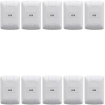 10 Conjunto 4x2 1 Tomada USB 1,5 A Bivolt Tramontina Aria