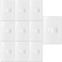 10 conjunto interruptor simples 10a sleek margirius