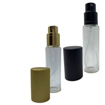 10 conjunto para perfume de 15ml vidro, tampa e valvula easyloock