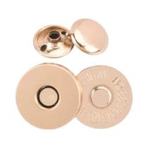 10 Conjuntos De Fechos Magnéticos Metálicos 14 18mm Botões De Fixação Dupla Para Bolsas DIY