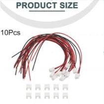 10 Conjuntos De Plugues De Conexão JST XH2 54mm Com Fio E Cabo Elétrico Fêmea Macho