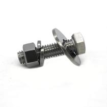 (10 conjuntos) Parafusos de cabeça hexagonal de aço inoxidável 5/16-18x1 (10 conjuntos) Parafusos de cabeça hexagonal de aço inoxidável 5/16-18x1