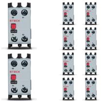 10 Contato Auxiliar 2 Polos Steck SF11 1NA+1NF Frontal 10 Contato Auxiliar 2 Polos Steck SF11 1NA+1NF Frontal