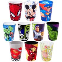 10 Copos 320ml para Base de Ovo de Páscoa Caseiro Infantil Personagens e Princesas