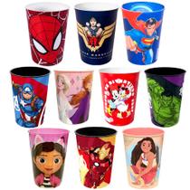 10 Copos 320ml para Base de Ovo de Páscoa Caseiro Infantil Personagens e Super Heróis