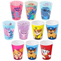 10 Copos 320ml Stitch e Patrulha Canina para Base de Ovo de Páscoa Caseiro Lembrança de Festa