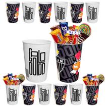 10 Copos 320ml Time Atlético Mineiro Original Aniversário Sacola Surpresa Infantil