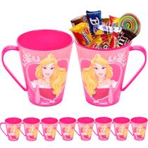10 Copos Aurora Bela Adormecida Festa Infantil Aniversário