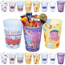 10 Copos Festa Peppa Pig Doces Decoração Sacolinha Surpresa 10 Copos Festa Peppa Pig Doces Decoração Sacolinha Surpresa
