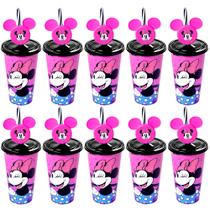 10 Copos Minnie Orelhas para Aniversário Lembrancinha Festa 10 Copos Minnie Orelhas para Aniversário Lembrancinha Festa