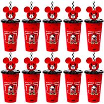 10 Copos Minnie Vermelho Festa Infantil p/ Sacola Surpresa