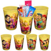 10 Copos Princesas Disney Festa Infantil Lembrancinha Doces