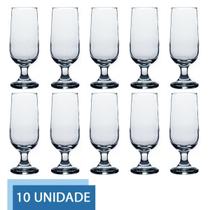 10 Copos Taça Chopp Vidro 300ml Cerveja Hannover Casa Linda