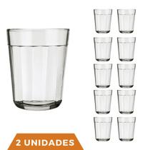 10 Copos Vidro Cachaça Americano Dose Shot 45ml Pinga Nadir