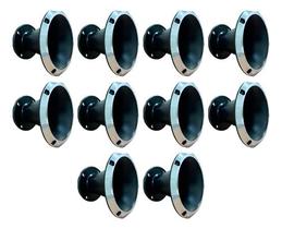 10 corneta alumínio 14-50 cone curto boca preta - WG Cornetas