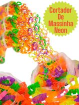 10 Cortador Forminha Neon P/ Massinha de Modelar Dinossauro Safari Kit Infantil Lembrancinha Prenda