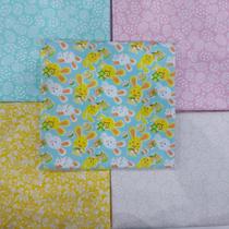 10 cortes tecido tricoline 100 algodão - 50 x 140 cm