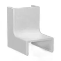 10 COTOVELO INTERNO 90º ACABAMENTO CANALETA 40X16 SISTEMA X MARGIRIUS