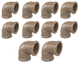 10 Cotovelos Soldáveis 3/4" x 90º - Fortlev