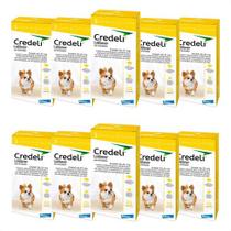 10 Credeli Antipulga Carrapato 56,25mg 1,3- 2,5kg 03 Cpr