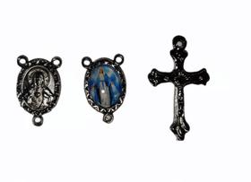 10 Cruz E 10 Entremeio Nossa Senhora Graças Confecção Terço