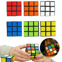 10 Cubos Mágicos Interativo Quebra Cabeça Diversão Concentração Memória Paciência Coordenação Motora Brincar3x3 Clássico