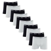 10 Cuecas Boxer Box Mash Masculina De Algodão Cotton Modelo Básicas