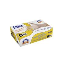 10 Cx Luvas Medix Vinil Incolor Alta Sensibilidade sem Pó