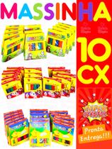 10 Cxs De Massinha De Modelar Para Kit Festa Infantil Aniversario Lembracinha Prenda Quermesse