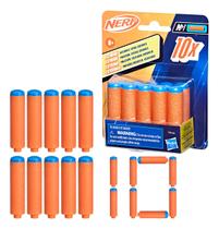 10 dardos refil nerf n series laranja lisa hasbro f8636