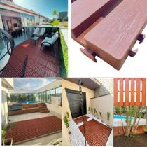 10 DECKS MADEIRA PLASTICA ECOLOGICA MAXX 30x30 MODULAR 10 DECKS MADEIRA PLASTICA ECOLOGICA MAXX 30x30 MODULAR