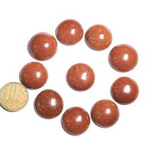 10 Discos Cabochão de Pedra do Sol 22mm Lapidado para Pingente 10 Discos Cabochão de Pedra do Sol 22mm Lapidado para Pingente