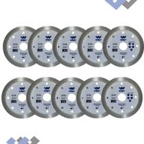 10 Discos De Corte P/ Porcelanato Ultra Fino 1mm