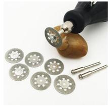 10 Discos Diamantado 22mm Dremel Micro Retifica + Hastes 10 Discos Diamantado 22mm Dremel Micro Retifica + Hastes