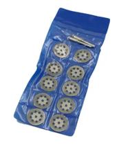 10 Discos Diamante 22 Mm Acessórios Compativel Microretifica