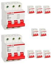 10 Disjuntor Tripolar 20 Amperes Curva C Ourolux 10 Disjuntor Tripolar 20 Amperes Curva C Ourolux