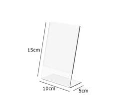 10 Displays L Expositor 10x15 Porta Cardápio Pix Qr Code