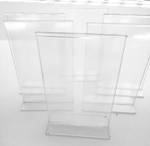 10 Displays T 21x15 A5 Ps Pvc Balcão Mesa Avisos Cardápios 10 Displays T 21x15 A5 Ps Pvc Balcão Mesa Avisos Cardápios