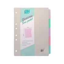 10 Divisória YES Tom Pastel Caderno Argolado Fichário B5 Colegial Universitário Matérias Escolar 10 Divisória YES Tom Pastel Caderno Argolado Fichário B5 Colegial Universitário Matérias Escolar