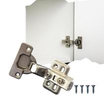 10 Dobradiças Super Curva Clip on Para Móveis ,Amortecedor