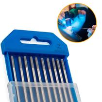 10 Eletrodo de Tungstênio 3,2 mm com 2% de Cério Ponta Cinza Vonder para Solda TIG AWS A5.12 com 150 mm 10 Eletrodo de Tungstênio 3,2 mm com 2% de Cério Ponta Cinza Vonder para Solda TIG AWS A5.12 com 150 mm