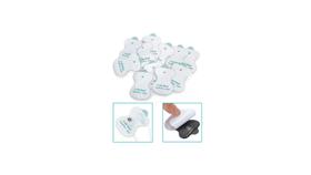 10 Eletrodo Pads Acupuntura Terapia Máquina Digital Massager 10 Eletrodo Pads Acupuntura Terapia Máquina Digital Massager