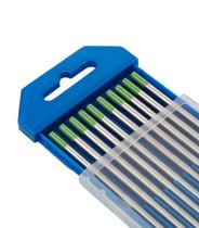10 eletrodo tungstenio medida 1.6mm ponta verde wwsoldas 10 eletrodo tungstenio medida 1.6mm ponta verde wwsoldas